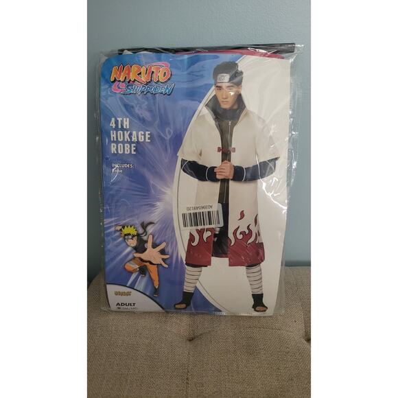 Naruto Shippuden 4th Hokage Robe Adult S/M Spirit Halloween Costume Cosplay New - Picture 1 of 5